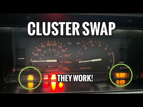 Tach Cluster Install with Working Clock Mazda B2200 B2000 | Flake Garage