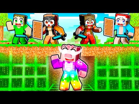 OP HACKER proti LOVCŮM v Minecraftu!