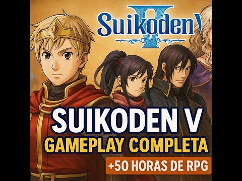 SUIKODEN 5 (2006) - 2# GAMEPLAY COMPLETO 100% | GUIA DAS 108 ESTRELAS DO DESTINO【 HD REMASTER】PC