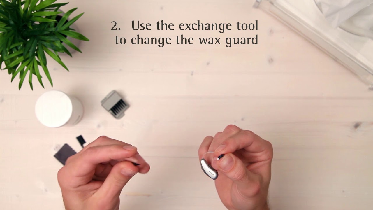 How to clean a RIC hearing aid