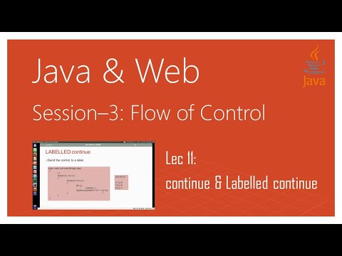 Continue Labelled Continue In Java