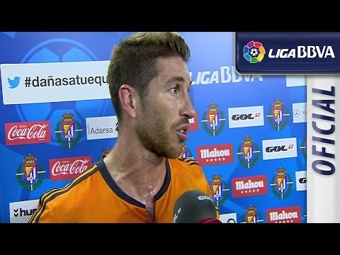 Interview Ramos after Real Valladolid (1-1) Real Madrid - HD