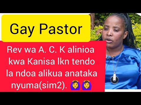 ACK Rev alinioa kwa Kanisa lakini tendo la ndoa anatakanga na nyuma🤔#viral #viralvideo #trending 