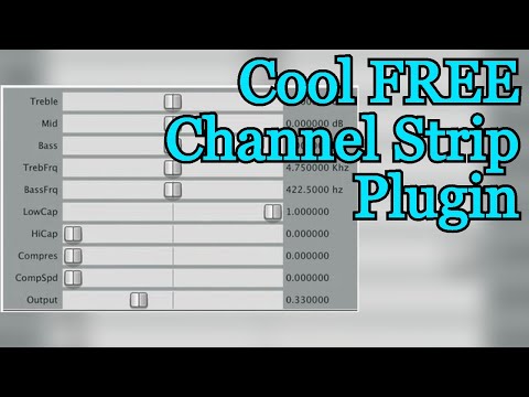 Cool FREE Channel Strip Vst Plugin by Airwindows - CStrip2 - Review & Demo