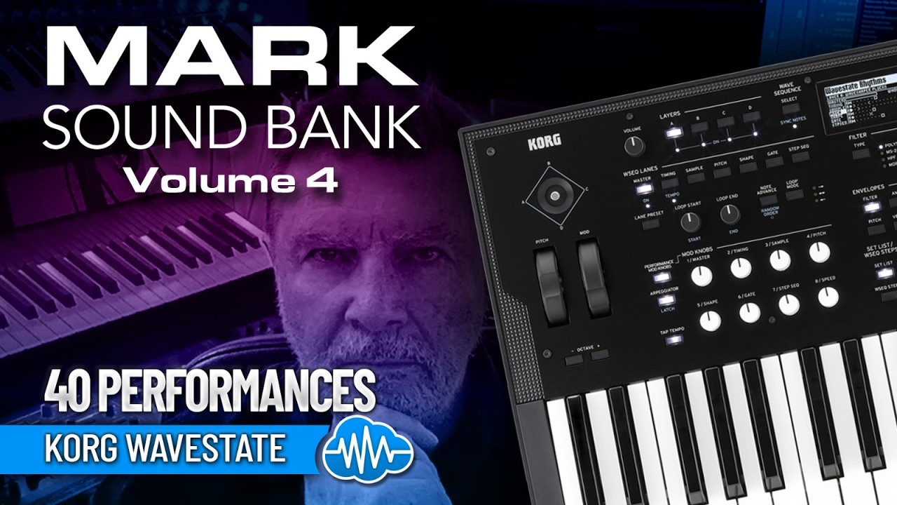 MSD021 - Mark Sound Bank V3+V4 - Korg Wavestate ( 80 performances ) - Video Preview 2