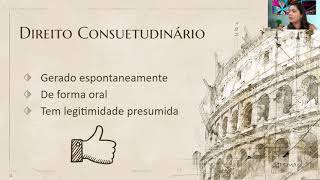 Fontes do Direito - Costume