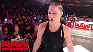 RAW: Rousey marca su territorio en ruta a WrestleMania; Reunión de The Shield