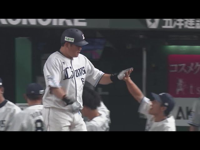 【6回裏】取られたら取り返す!! ライオンズ・中村剛也 第17号ソロホームランで同点!! 2023年9月19日 埼玉西武ライオンズ 対 北海道日本ハムファイターズ