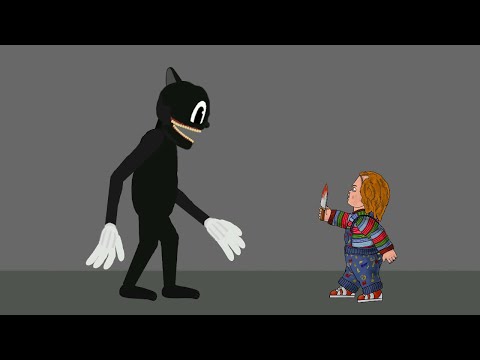 Cartoon Cat vs Chucky The Doll - Drawing Cartoons 2 Animation (test)