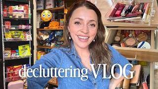 Productive VLOG 🏡 Re-organize the Pantry, Makeup Declutter, Before & After, + Pinocchio update