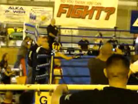 armando espinoza muay thai fight tko
