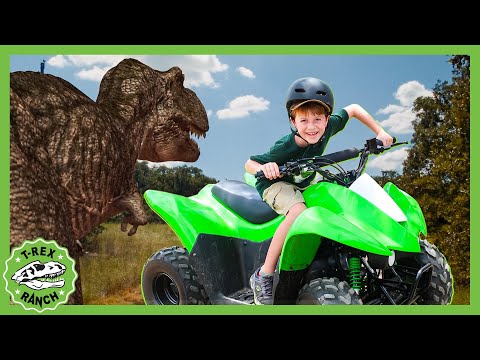 🦖T-Rex Is Trapped! Giant Dino Escape | T-rex Ranch | NEW Superhero Cartoon for Kids | Moonbug Kids