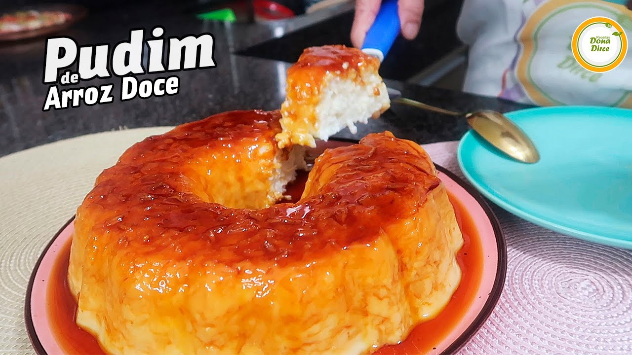 O PUDIM QUE É A SENSAÇÃO DO MOMENTO | PUDIM DE ARROZ DOCE | PUDIM CREMOSO DE COCO COM ARROZ #1027