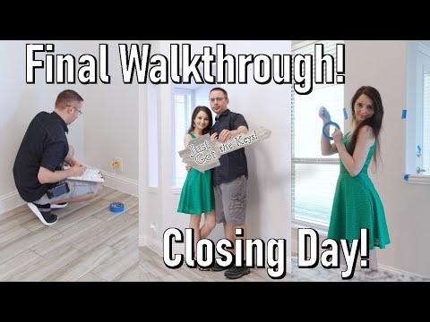 Final Walkthrough and Closing Day! // Bloomfield Homes!