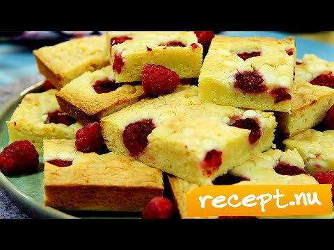 Mitt Kök: Hallonbrownie med vit choklad - TV4