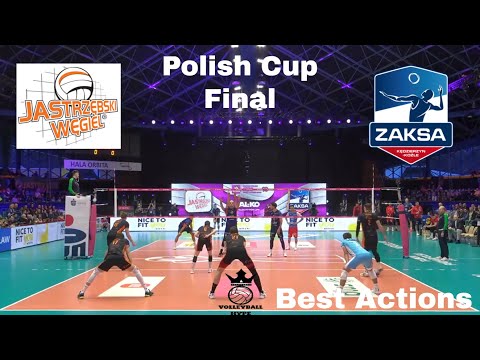Clévenot vs Kaczmarek - Scout View - Jastrzębski Węgiel vs ZAKSA - Polish Cup Final - Highlights