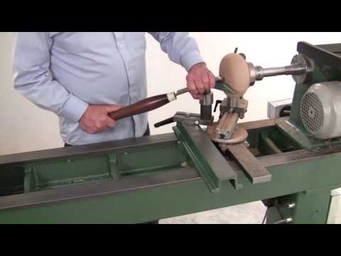 The Ligno System - Flat-turning with Tool Rest on Ligno