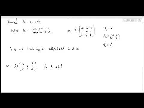 MATH 2418 Week 15 Review: Positive Definiteness (etc), Cholesky Factorization, Singular Value Decomp