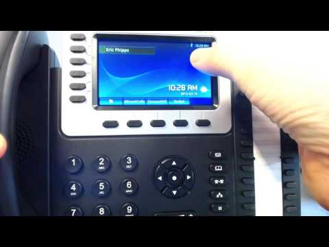 IP telefonas Grandstream GXP2140, juodas video