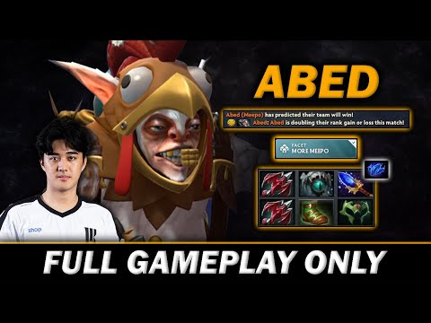 Abed MoreMeepo, he's super confident Double Down using his Signature Hero - Meepo Gameplay#801
