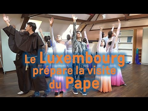 Le spectacle des jeunes pour le Pape au Luxembourg