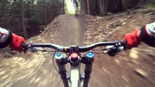 preview picture of video 'Rostrevor - DH1 Mega Mission Downhill Chest Cam'