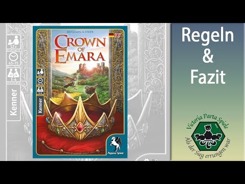 Crown of Emara Brettspiel Rezension Regel & Fazit / Pegasus Spiele