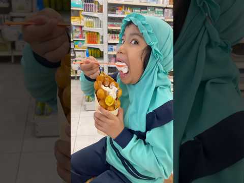 MAKAN ICE CREAM SEKALI HAP ❗️😍 #shorts #davinaadeevarinaldy