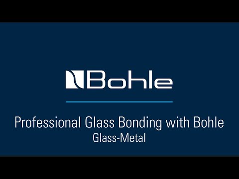Professional Glass Bonding with Bohle - Glass-Metal with UV adhesive