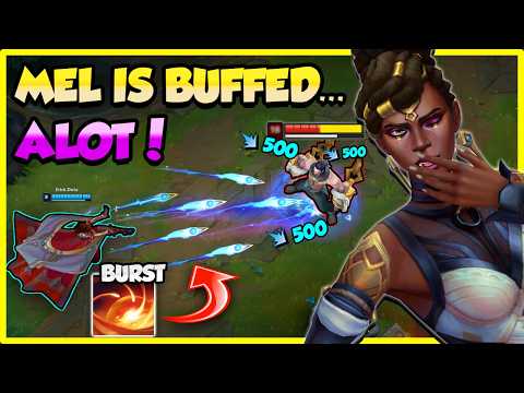 How I DESTROY in HIGH ELO with Mel MID after these massive BUFFS~! | Masters Mel | Erick Dota