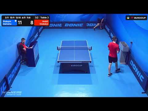 10:20 Maksym Deineha - Andrii Hrabskyi 12.09.2023 TT Euro.Cup Ukraine Master. TABLE 3