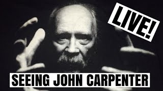 Seeing John Carpenter Live! LA, Lost Themes, Traffic, Swag, Review/Thoughts
