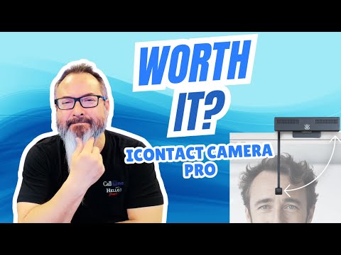 iContact Camera Pro 4K Webcam Review | Eye-Level Video Calls + Low Light & Backlight Demos
