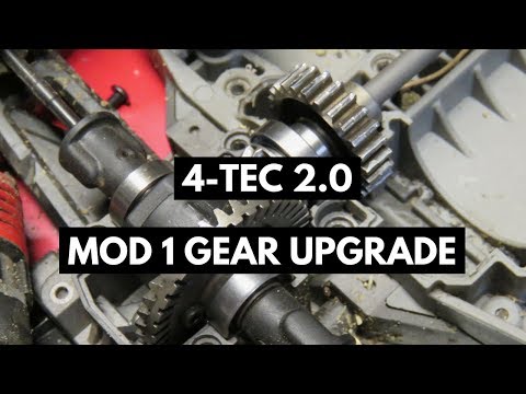 Traxxas 4-Tec 2.0 Mod 1 Gear Upgrade - Step By Step