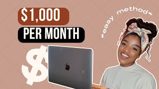 6 ways to make $1,000 per month online! | Best way to make money online | Make money online 2023