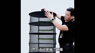 Závesná sieť na sušenie byliniek a húb 4 poschodia