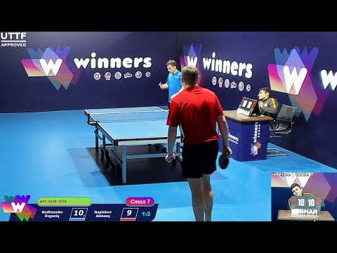 Gudimenko Evgeniy - Naplekov Aleksey WINners. CUP Table Tennis 7 07.01.2021 11:15