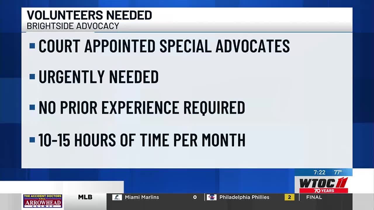 Brightside Child and Family Advocacy is looking for volunteers