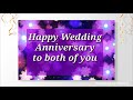 Happy Wedding Anniversary Wishes Greetings Whatsapp Status Video Marriage Anniversary Status Video