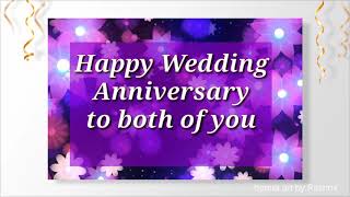 Happy Wedding Anniversary Wishes Greetings Whatsapp Status Video | Marriage anniversary Status Video