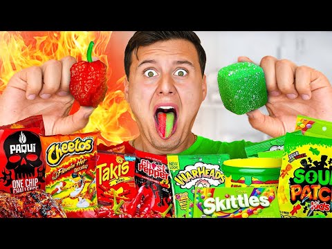 Comí el Dulce más Ácido y el Más Picante del Mundo Al Mismo Tiempo