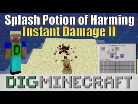 Insane Minecraft Splash Potion: Unbelievable Instant Damage!