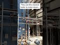 Did you know we have to steam our concrete!