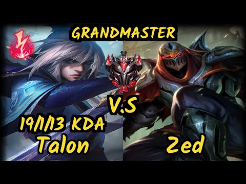 Yamikaze (TALON) vs ZED - 19/1/13 KDA MID GAMEPLAY - NA Ranked GRANDMASTER