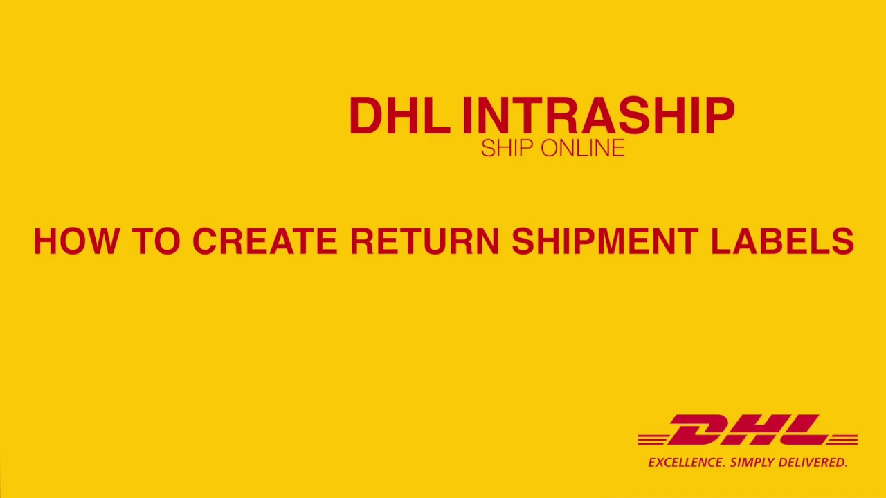 How to create return shipment labels