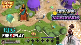 Dreams and Nightmares ★ Gameplay ★ PC Steam [ Free to Play ] Multiplayer RPG Game 2021 ★ 1080p60FPS