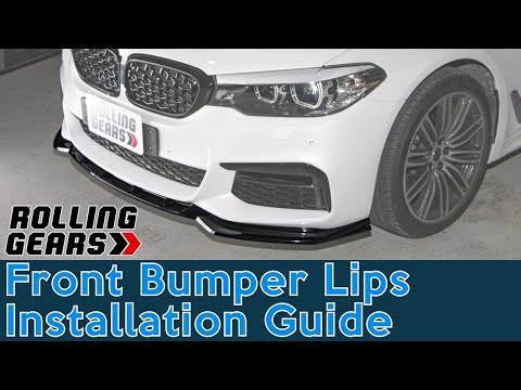 Rolling Gears Front Bumper Lips Installation Guide
