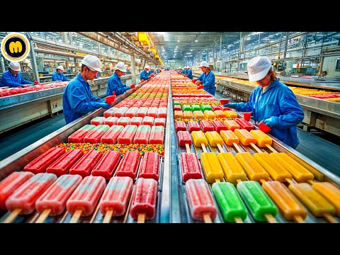 How Popsicles Are Made In Factory (Our Most Watched Frozen Treat!)
