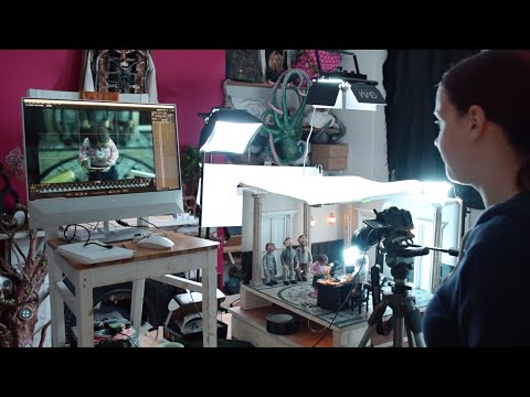 Behind the scenes of my stop motion animation "To fit in"