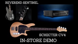Video thumbnail for Reverend Sentinel + Schecter Diamond Plus In-Store Demos by Prog Rock Jock